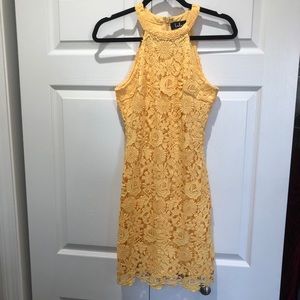 Yellow floral pattern Lulu dress